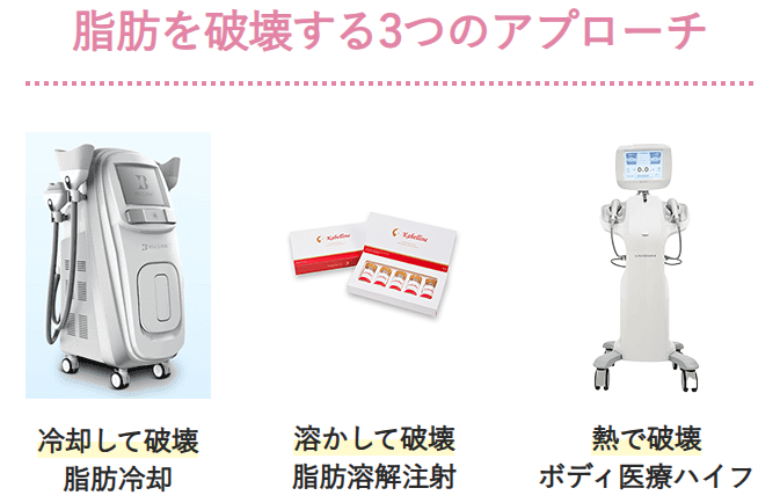 BSクリニックの脂肪破壊