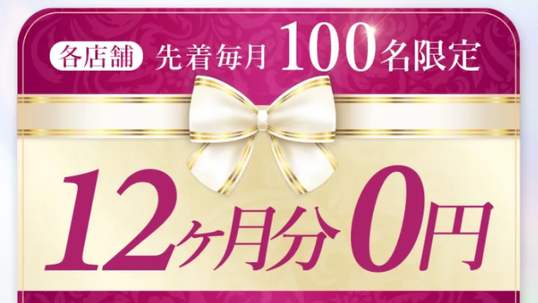 ディオクリニックのキャンペーン12ヶ月分無料