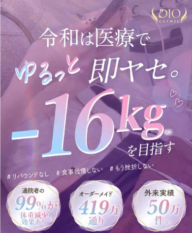 ディオクリニックの医療ダイエット