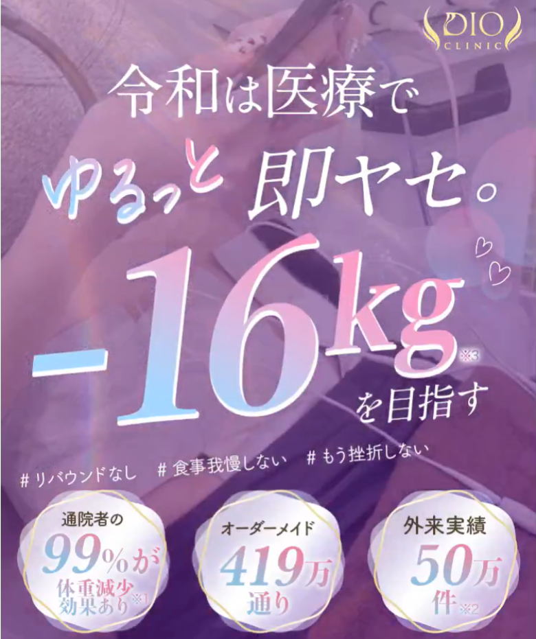 ディオクリニックの医療ダイエット