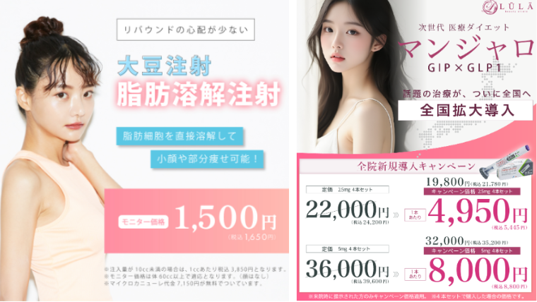 ルラ美容クリニックの医療ダイエット