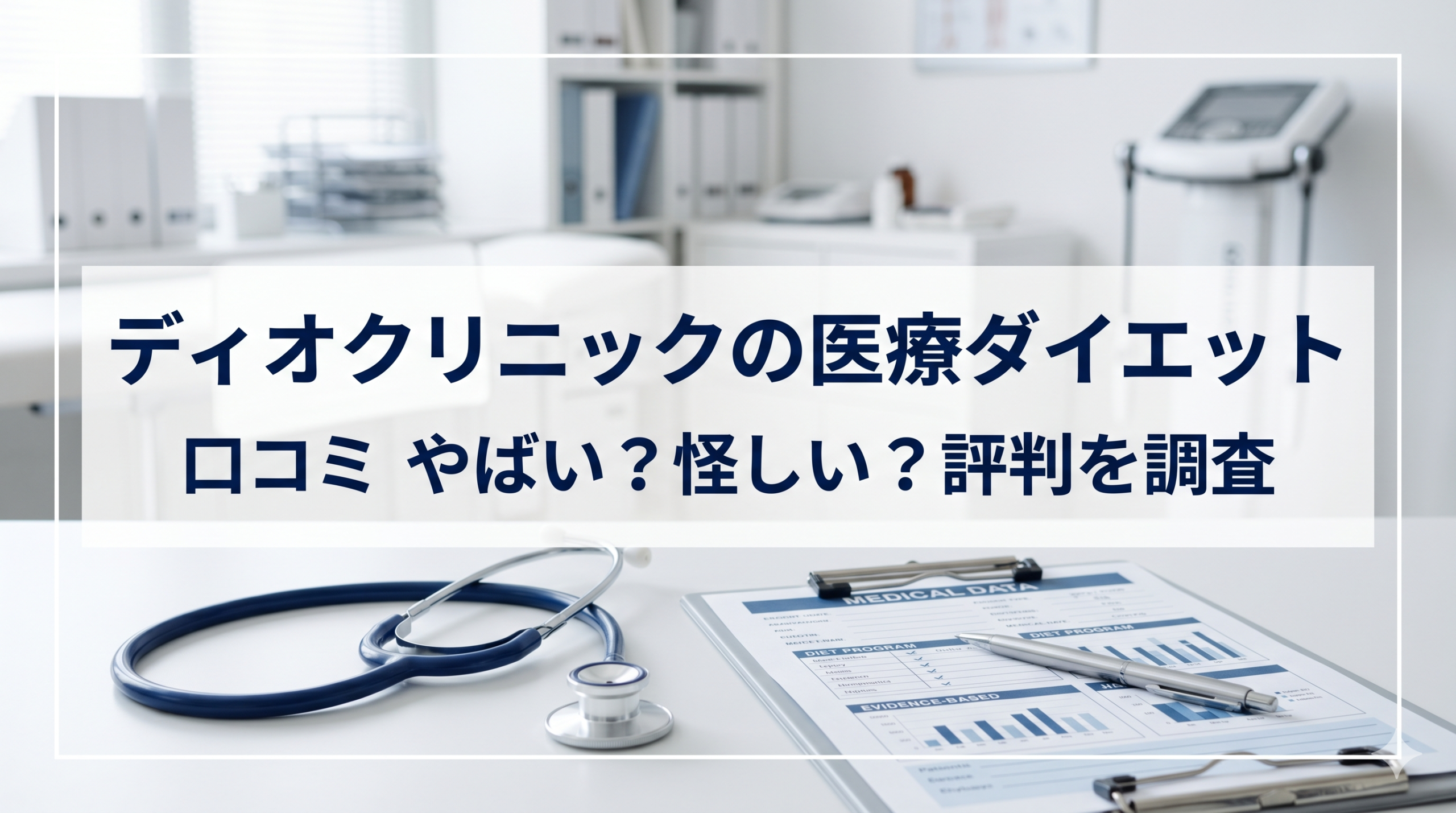 ディオクリニックの口コミでやばい・怪しい評判を調査！