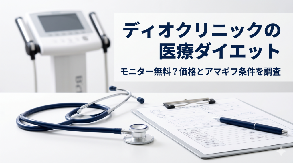 ディオクリニックはモニター無料？価格とアマギフ条件を調査