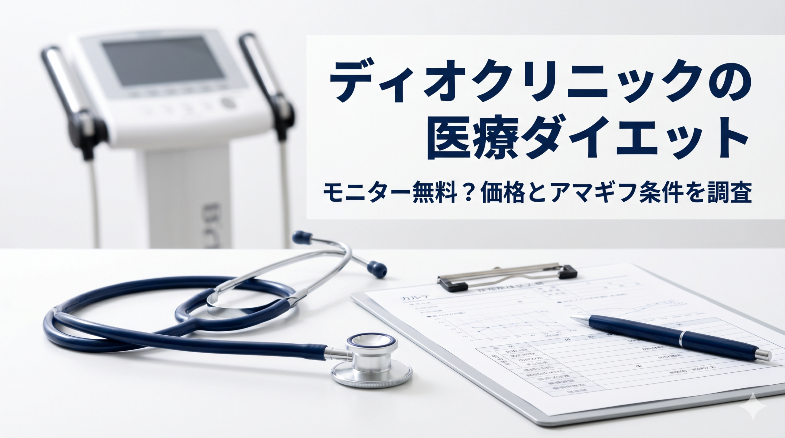 ディオクリニックはモニター無料？価格とアマギフ条件を調査