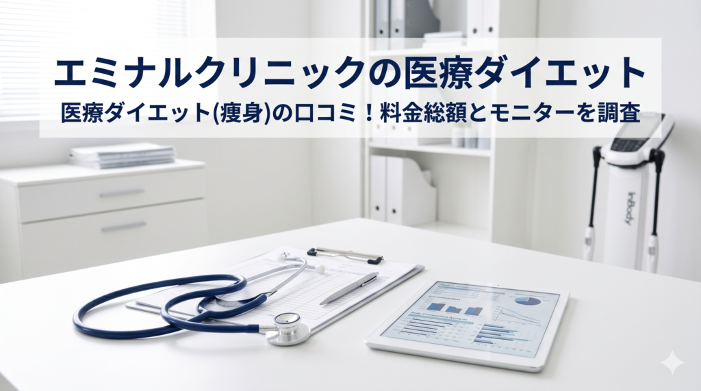 エミナルクリニック医療ダイエット(痩身)の口コミ！料金総額とモニターを調査